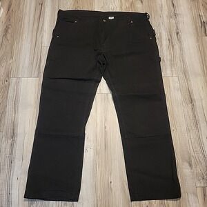 Vintage Key Double Knee Carpenter Work Jeans Fits Sz 44x32 Black